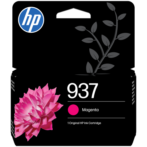 HP 937 Magenta Original Ink Cartridge - HP 4S6W3NE#LS1