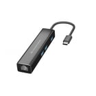 CONCEPTRONIC HUB USB-C 3XUSB3.0 1xRJ45 - Conceptronic DONN07B