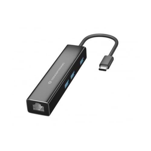 CONCEPTRONIC HUB USB-C 3XUSB3.0 1xRJ45 - Conceptronic DONN07B