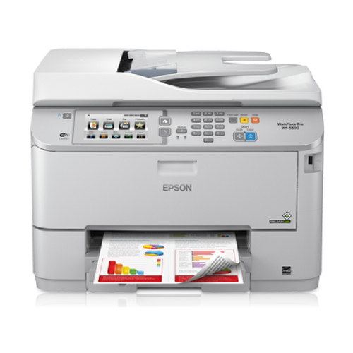 Epson WorkForce WF-5690DWF, Jato de tinta, Impressão a cores, 4800 x 1200 DPI, A4, Impressão directa, Branco - Epson C11CD14301
