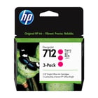 HP Conjunto de 3 tinteiros magenta 712 DesignJet de 29 ml - 3ED78A