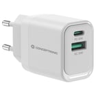 CONCEPTRONIC CARREGADOR GAN 1xUSB-C 1xUSB QC 33W #BLACK FRIDAY 2025# - Conceptronic 120551103101