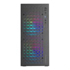 Caixa MARS GAMING MC-CORE FULL METAL MICRO-ATX CASE, GLASS, FRONT MESH, 2X 120MM FRGB FAN, BLACK - Mars Gaming MCCORE