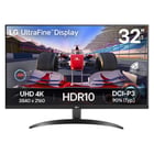 LG MONITOR VA 32" (31.5") 16:9 UHD 4K 60HZ 4MS HDMI DP COLUNAS 32UR500K-B - LG 32UR500K-B.AEU
