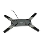 LIFETECH BASE P/ PORTATIL STAND USB FAN SILVER 10" / 15.6" - Lifetech LFNBS002