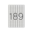 Etiquetas amovíveis brancas Apli 25,4 x 10,0 mm 25 folhas - APLI 205326