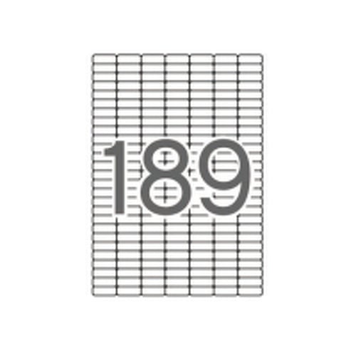 Etiquetas amovíveis brancas Apli 25,4 x 10,0 mm 25 folhas - APLI 205326