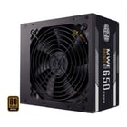 Fonte de alimentação Cooler Master 80 Plus Gold 650W ATX 3.1 - PFC ativo - Ventoinha de 120mm - Cooler Master MPE-6501-ACABW-3BEU
