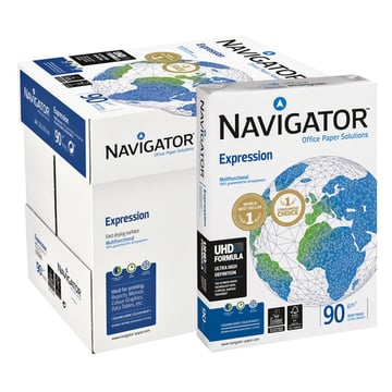 Papel 090gr Fotocopia A4 Navigator Expression 5x500Fls - Navigator 1801057