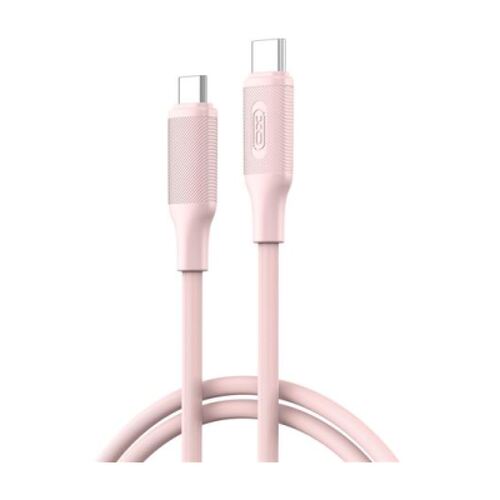 Cabo USB-C macho para USB-C macho XO NBQ265B - 1 m - 60 W - Rosa - XO XONBQ265BPK