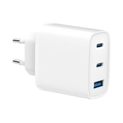 Carregador de parede SPC 2xUSB-C/PD + USB-A 65W - Branco - SPC 4342B