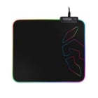 Tapete de rato gaming Krom Knout RGB - Iluminação RGB - Superfície em microfibra - Base em borracha - 32x27x0.3 cm - Preto - Krom NXKromKNTRGB