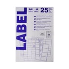 Etiquetas Adesivas 096x050,8mm 25Fls Transparente Matte 250un - Neutral 186Z26019