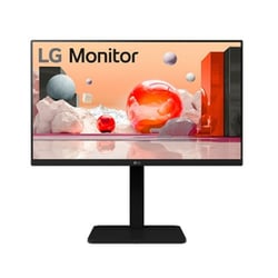 LG MONITOR IPS 24" (23.8) 16:9 FHD VGA DVI HDMI DP COLUNAS HAS PIVOT 24BA450 - LG 24BA450-B