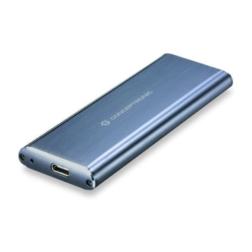 CONCEPTRONIC CAIXA PARA DISCO SSD M.2 SATA USB-C ALUMINIO GREY - Conceptronic 4015867207895
