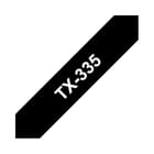 Fita Laminada 12mmx15mts Fundo Preto / Texto Branco - Brother BROTX335