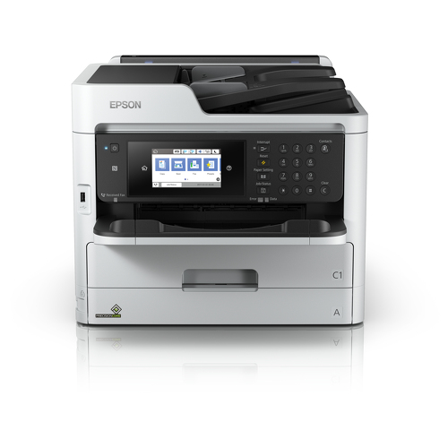 Epson WorkForce Pro WF-C5790DWF, Jato de tinta, Impressão a cores, 4800 x 1200 DPI, A4, Impressão directa, Preto, Cinzento - Epson C11CG02401