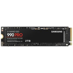 SAMSUNG SSD 2TB NVME 990 PRO V-NAND PCIE M.2 - Samsung MZ-V9P2T0BW