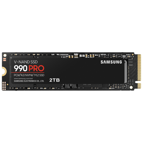 SAMSUNG SSD 2TB NVME 990 PRO V-NAND PCIE M.2 - Samsung MZ-V9P2T0BW