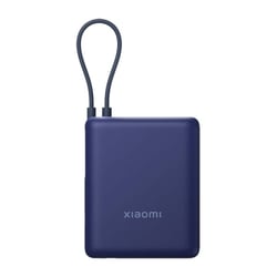 Xiaomi Ice Blue GL Powerbank 10000 mAh - 33W - Cabo incorporado - Carregamento rápido - Várias camadas de segurança - Cor azul - Xiaomi BHR9341GL
