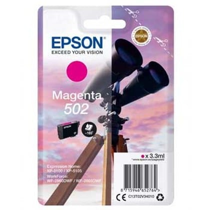 Epson 502 tinteiro 1 unidade(s) Original Rendimento padrão Magenta - Epson C13T02V34010