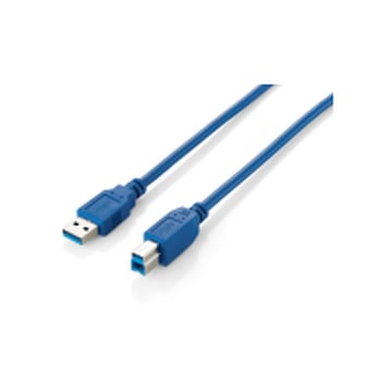 Equip Cabo USB-A macho para USB-B macho 3.0 - Niquelado - Comprimento 1,8m. - Equipar 128292