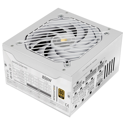 Mars Gaming Fonte Alimentaçao 850W MPB850PSI F Mod 80+GOLD - Mars Gaming MPB850PSIW