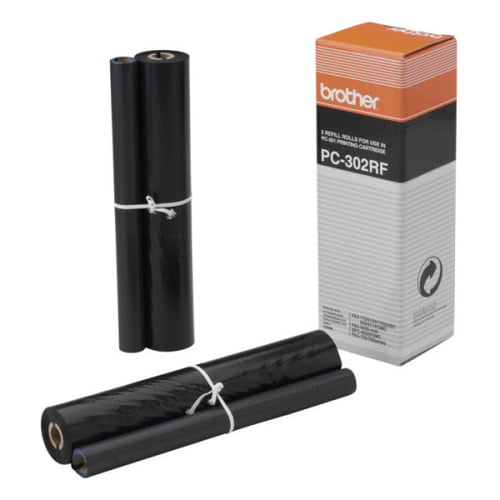 Recarga de 2 bobines. Aprox. 235 páginas de duração cada uma - Brother PC302RF