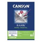 Papel Vegetal A4 90g Canson Bloco 24Fls - Canson 1834711