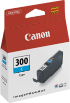 Tinteiro Original Ciano PFI300 da Canon - 4194C001/PFI300C - Canon 4194C001