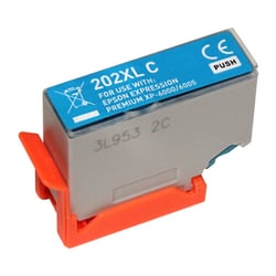 Cartucho de tinta genérico Epson 202XL Cyan - Substitui C13T02H24010/C13T02F24010 - Epson EI-202XLCY