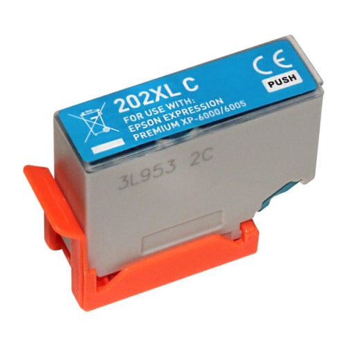 Cartucho de tinta genérico Epson 202XL Cyan - Substitui C13T02H24010/C13T02F24010 - Epson EI-202XLCY