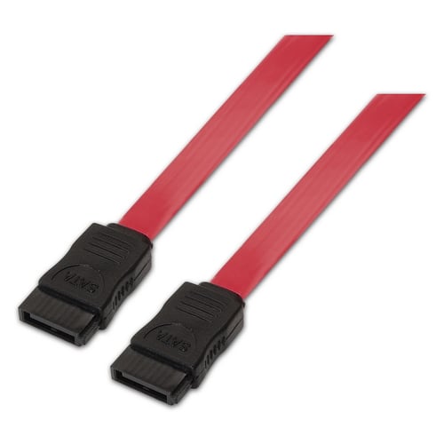 Aisens Cable SATA III Data 6G Data - 0,5 m para Disco Rígido SATA I - II - III SSD - Cor Vermelha - Aisens A130-0153