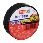Tesa Cinta Aislante 19mm x 20m - Fabricada en PVC - Para Reparar, Aislar y Agrupar todo tipo de Cables Electricos - Color Negro - Tesa 56190-00008-22
