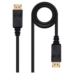 Cabo Nanocabo DisplayPort Macho para DisplayPort Macho 7m - Cor Preto - Nanocable 10.15.2307