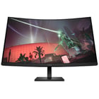 OMEN 32c - Monitor Gaming curvo 32" QHD (2560 x 1440), Brilho: 400nits, Contraste: 3000:1, Tempo de resposta: 1ms (com overdrive) - HP 780K6E9#ABB