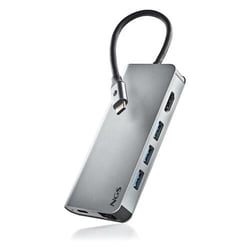 NGS Wonder Dock 8 em 1 USB-C Hub - 3x USB 3.0, 1x USB-C PD 60W, 1x HDMI, 1x RJ-45, ranhura SD 40 Mbps e ranhura TF 40 Mbps - Suporta resoluções até 4K a 30 Hz - NGS WONDERDOCK8