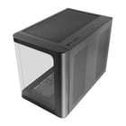 MARS GAMING MC-FUSIONM MATX COMPUTER CASE CONTINUOUS TEMPERED GLASS ROUNDED EDGES WATERCOOLING SUPPORT BLACK - Mars Gaming MCFUSIONM