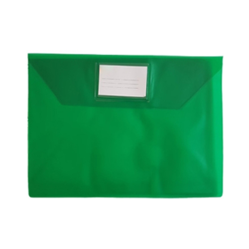 Envelope A4 PVC com Visor Transparente Verde 1un - Neutral 100ZE1502