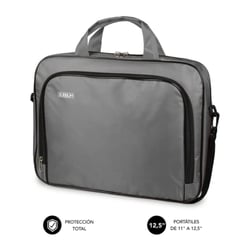 Mala para portátil Subblim Oxford 11" a 12,5" - Proteção reforçada - Correias ajustáveis - Bolso exterior - Cor cinzenta - Subblim SUB-LB-1OLB002