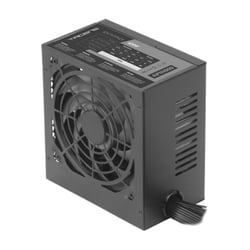Fonte de alimentação Tacens APIII600 600W ATX - Eficiência 85% Bronze - Tecnologia SMD - Segurança total - Silêncio total - Cabos e caixa totalmente pretos - Embalagem EPE de alta proteção - Curto vermelho - Tacens 235487