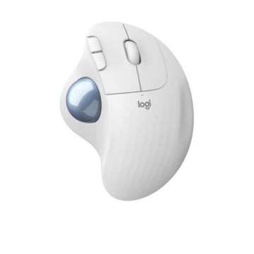 Logitech Ergo M575 Wireless USB Trackball Mouse 2000dpi - 5 botões - Mão direita - Branco - Logitech 910-005870