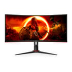 AOC MONITOR VA 34" 21:9 WQHD CURVO 1MS 180HZ HDMI DP HAS CU34G2XP/BK - AOC CU34G2XP/BK