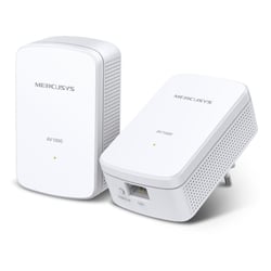 TP-Link Kit Powerline MERCUSYS MP500 AV1000: 2 adaptadores Powerline MP500 de 1000 Mbps com CPU Broadcom - TP-Link MP500 KIT