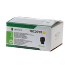 Lexmark CS421/CS521/CS622/CX421/CX522/CX622/CX625 Toner Original Amarelo - 78C20Y0 - Lexmark 78C20Y0
