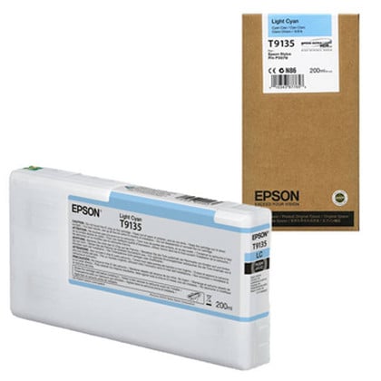 Epson T9135 tinteiro 1 unidade(s) Original Rendimento padrão Ciano claro - Epson C13T913500
