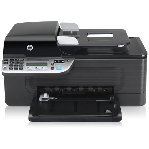 HP OfficeJet G510n, Jato de tinta térmico, Impressão a cores, 4800 x 1200 DPI, Cópia a cores, A4, Preto - HP CN547A