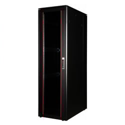 EQUIP DYNAMIC FLEX 19´ CABINET 42U 600X1000MM RAL9005 BLACK - Equip EDF-42-6010-B-BIAA