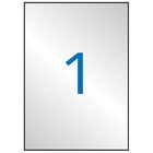 Apli Etiquetas Metálicas 210.0 x 297.0mm 20 Folhas - APLI 206041