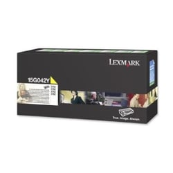 Lexmark 15G042Y toner 1 unidade(s) Original Amarelo - Lexmark 15G042Y